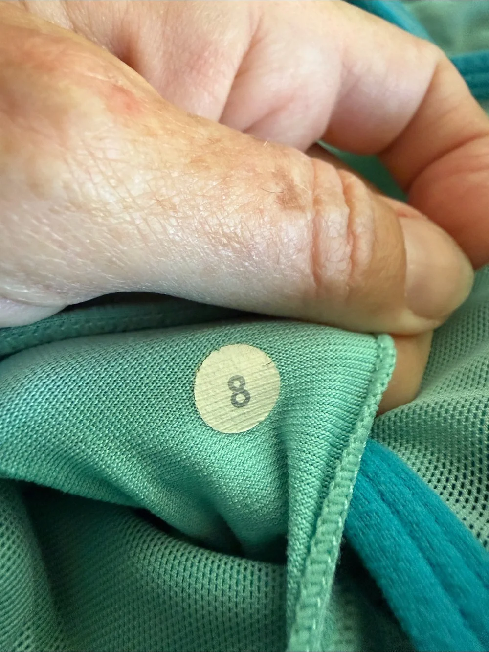 lululemon athletica Turquoise Script Sports Top